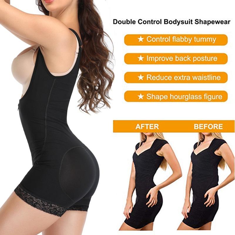 Trending Fajas Latex Body Shaper - Surgery Girdle Slimming Under-bust Corset Butt Lifter (FHW1)