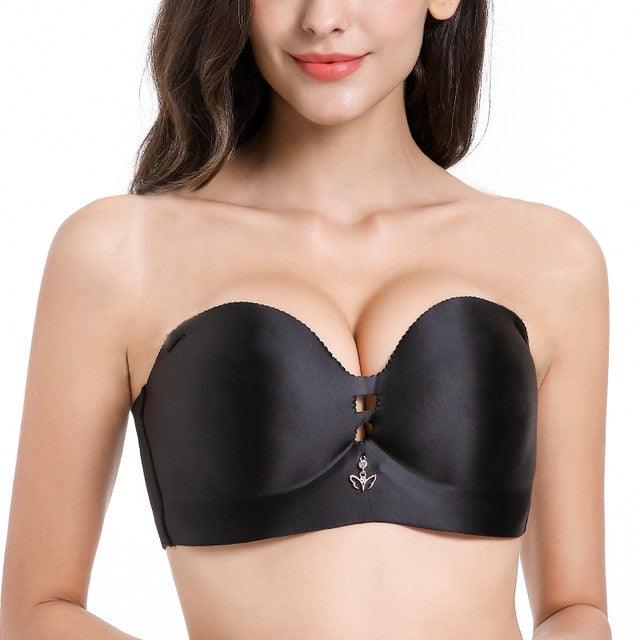 Amazing Women's Strapless Bra - Push Up Plus Size Women Bras (D27)(TSB1)
