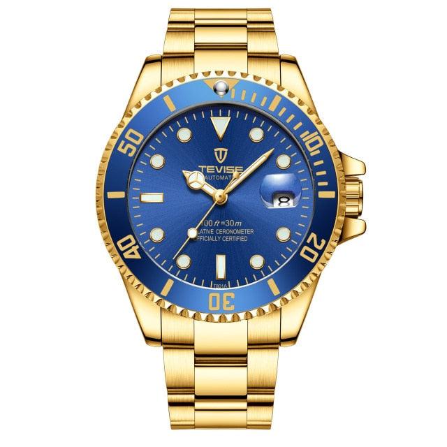 Fashion Brand Green Water Ghost Men Stailness steel Automatic Mechanical/Quartz Watch (2U84)