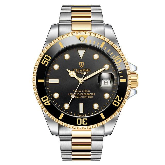 Fashion Brand Green Water Ghost Men Stailness steel Automatic Mechanical/Quartz Watch (2U84)