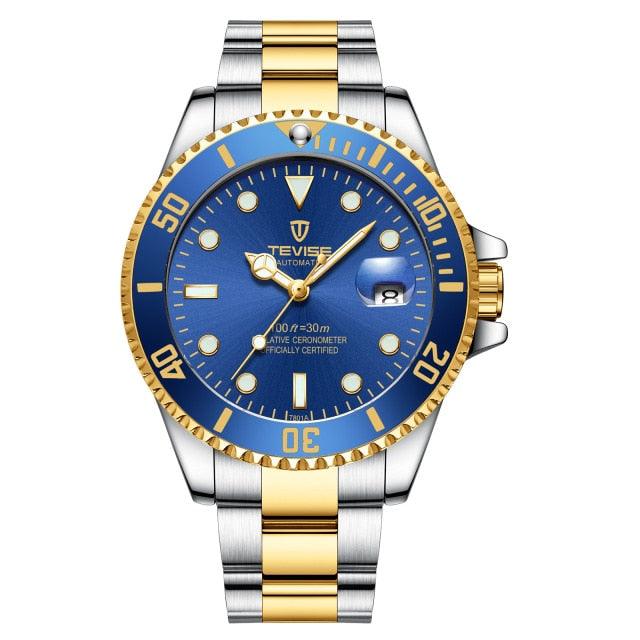 Fashion Brand Green Water Ghost Men Stailness steel Automatic Mechanical/Quartz Watch (2U84)