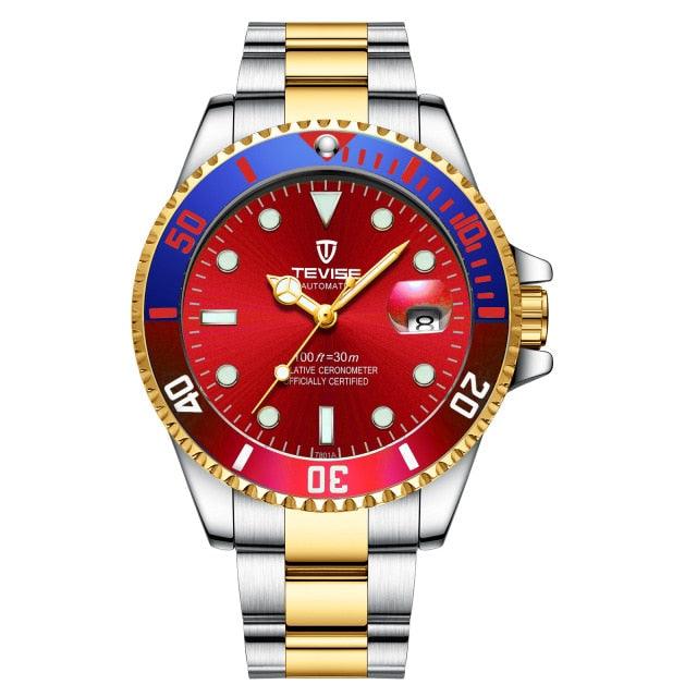 Fashion Brand Green Water Ghost Men Stailness steel Automatic Mechanical/Quartz Watch (2U84)