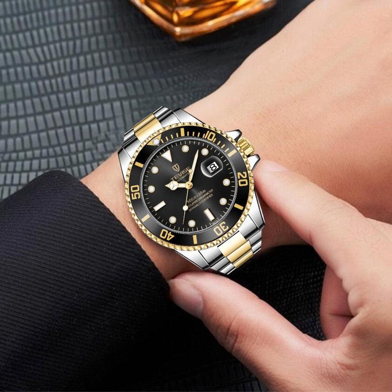 Fashion Brand Green Water Ghost Men Stailness steel Automatic Mechanical/Quartz Watch (2U84)