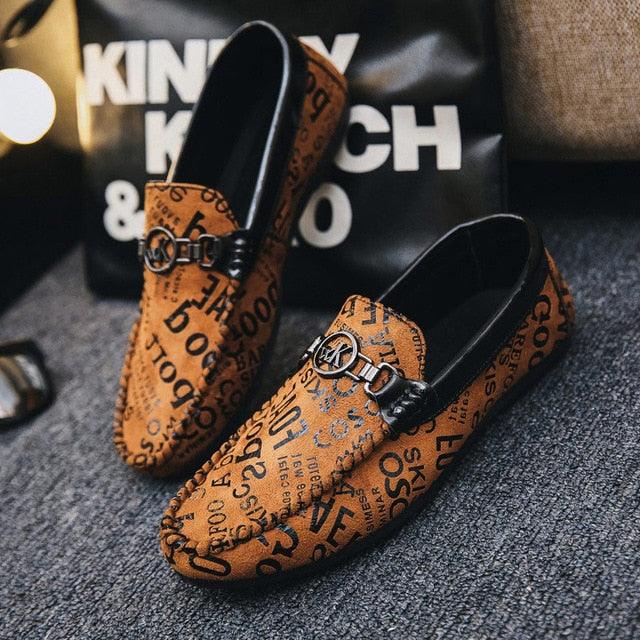 Fashion Brand Men Loafers Suede Men's Casual Shoes - Personalized Wild Lazy Shoes Soft Bottom Driving Shoes (MSC2)(MSC7)