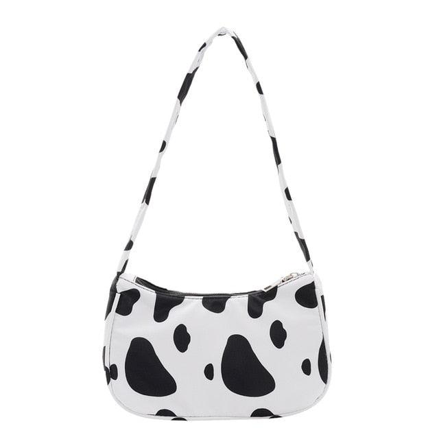Gorgeous Fashion Cow Milk Print Women Handbag - Totes Female Casual (1U43)