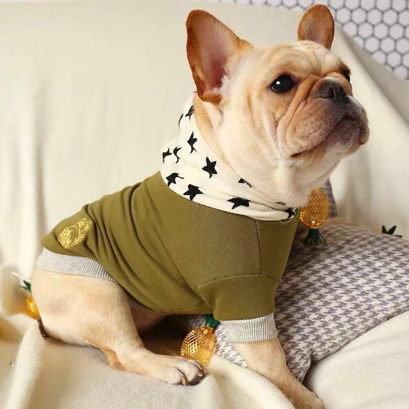 Fashion Dog Hoodie Winter Pet - Dog Clothes -Jacket Cotton French Bulldog Clothing - Pets Sweater (W2)(W4)(F69)