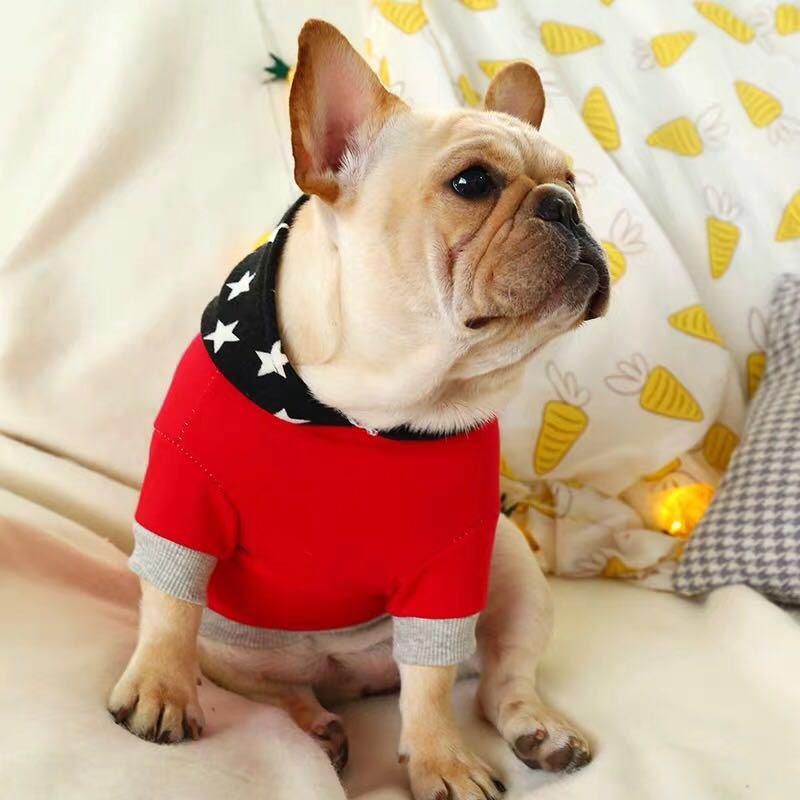 Fashion Dog Hoodie Winter Pet - Dog Clothes -Jacket Cotton French Bulldog Clothing - Pets Sweater (W2)(W4)(F69)