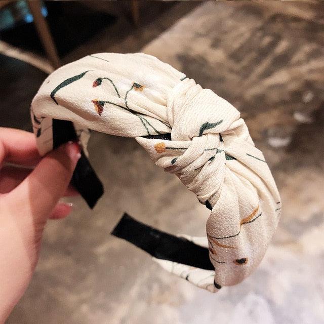 Fashion Head Hoop - Top Knot Hairband - Turban Elastic Stripe Hair Bezel Headband (1U88)