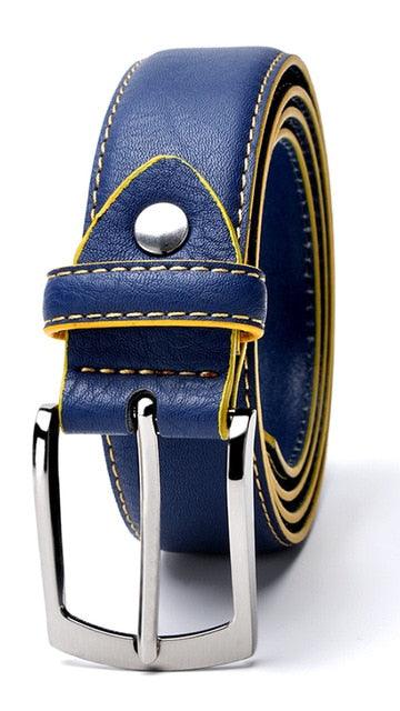 Fashion Male Belt - Leather Italian Design Casual Men's Leather Belts (MA1)(F17)