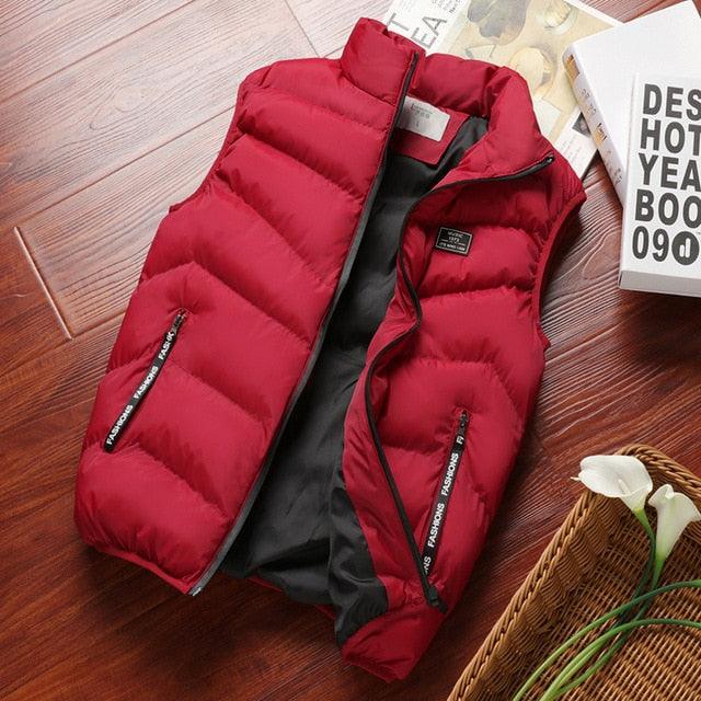 Fashion Men's Jacket Sleeveless Vest - Spring Thermal Soft Vests Casual Coats (T3M)