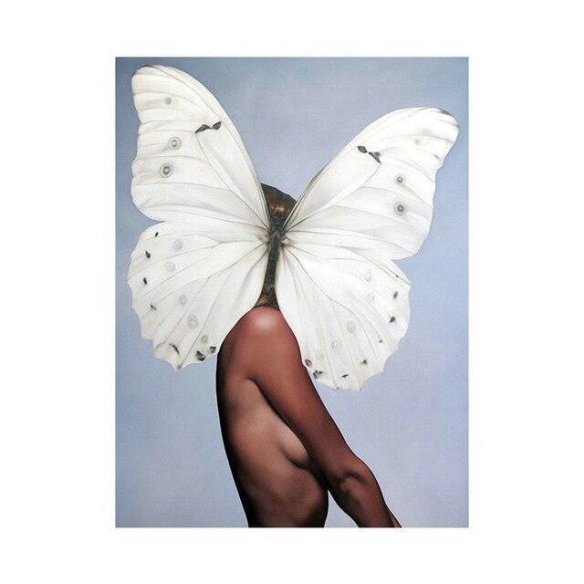 Fashion Sex Lady Flower Figure Girl Picture Home Decor Nordic Canvas Painting Wall Art Modern Posters (AD1)(F62)