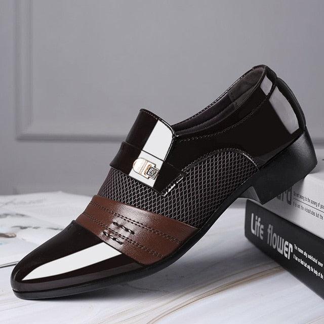 Fashion Slip On Men Formal Shoes - Men Classic Leather Office Shoes (MSF3)(F14)