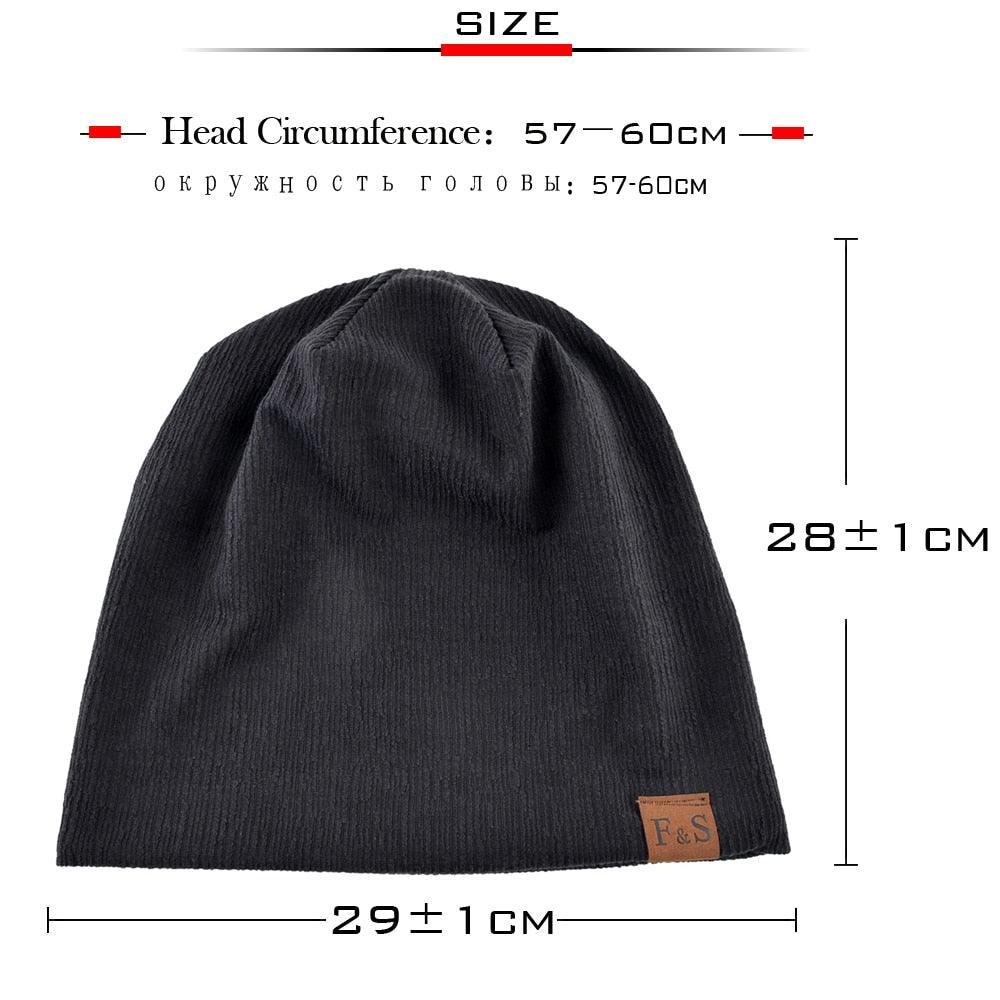 Fashion Unisex Beanie - Knitted Flexible Hat - Casual Soft Beanies - Streetwear Hip Hop Bonnet (MA8)