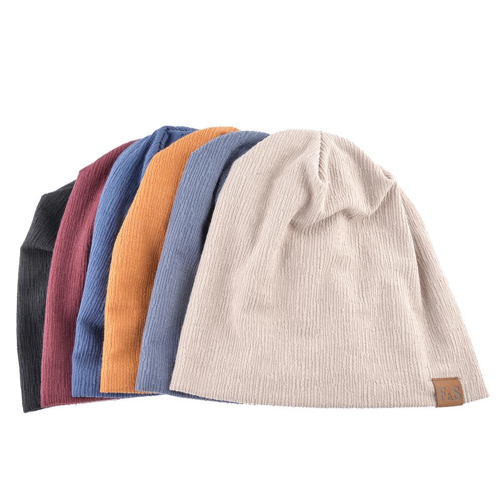 Fashion Unisex Beanie - Knitted Flexible Hat - Casual Soft Beanies - Streetwear Hip Hop Bonnet (MA8)