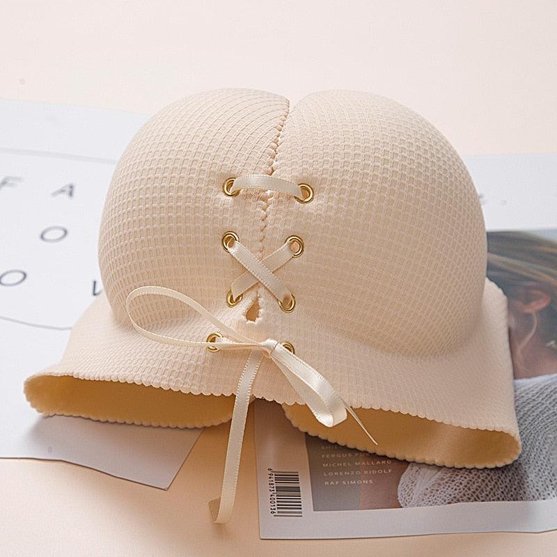 Fashion Women Seamless Underwear - Drawstring Super Push Up Bra - Sexy Wire Free Padded Brassiere (D27)(TSB2)