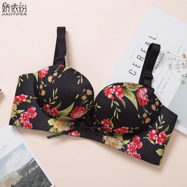 Fashion Women Seamless Underwear - Drawstring Super Push Up Bra - Sexy Wire Free Padded Brassiere (D27)(TSB2)