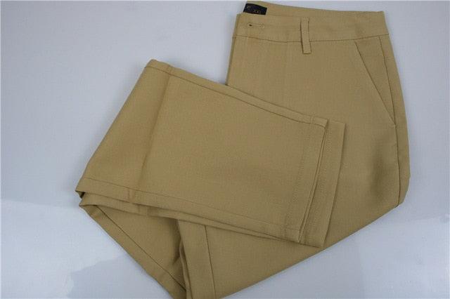 Fashion Cute Color Pencil Women's Pants -Stretch Cotton Slim Waist Trouser - Casual Office Work Trouser (BP)(BCD3)(F25)