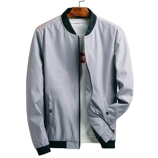 Fashion Winter Spring Autumn Men's Jackets - Solid Fashion Bomber Jacket (TM3)(F100)
