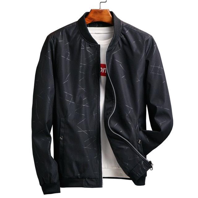 Fashion Winter Spring Autumn Men's Jackets - Solid Fashion Bomber Jacket (TM3)(F100)
