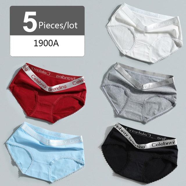 Trending 5Pcs/lot Women's Panties - Sexy Underwear - Soft Cotton Briefs Lingerie - Seamless Plus Size (TSP3)