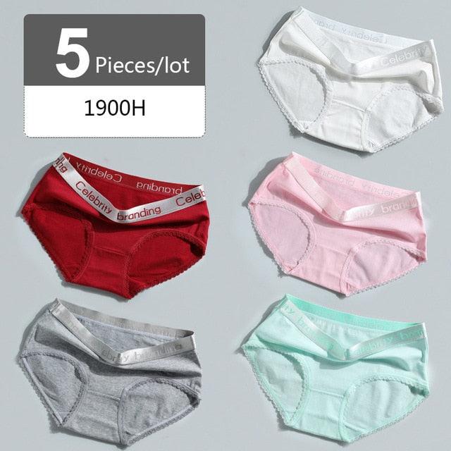 Trending 5Pcs/lot Women's Panties - Sexy Underwear - Soft Cotton Briefs Lingerie - Seamless Plus Size (TSP3)