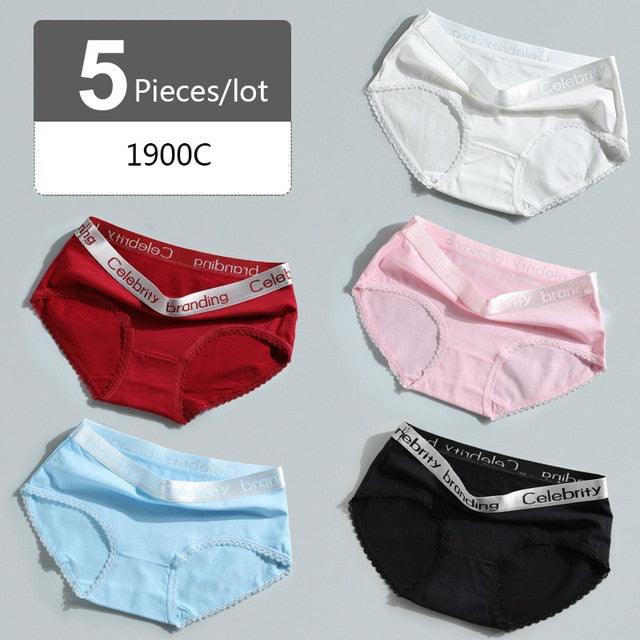 Trending 5Pcs/lot Women's Panties - Sexy Underwear - Soft Cotton Briefs Lingerie - Seamless Plus Size (TSP3)