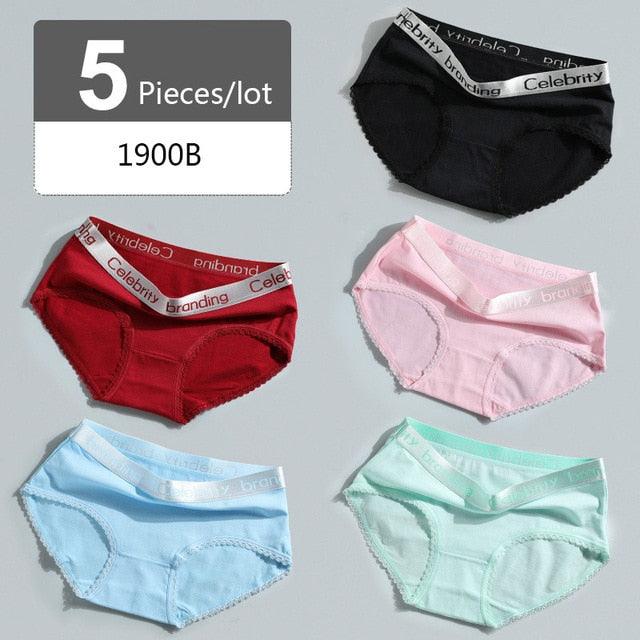 Trending 5Pcs/lot Women's Panties - Sexy Underwear - Soft Cotton Briefs Lingerie - Seamless Plus Size (TSP3)