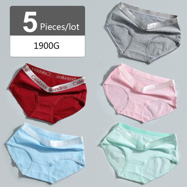 Trending 5Pcs/lot Women's Panties - Sexy Underwear - Soft Cotton Briefs Lingerie - Seamless Plus Size (TSP3)