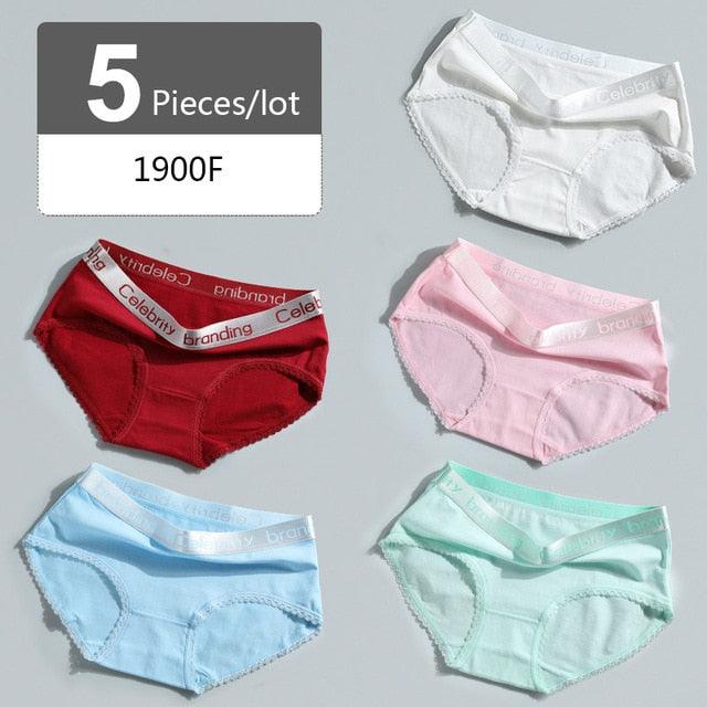 Trending 5Pcs/lot Women's Panties - Sexy Underwear - Soft Cotton Briefs Lingerie - Seamless Plus Size (TSP3)