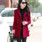Fashion Autumn Winter Woolen Coat - Women Slim Long Wool Blend Warm Female Overcoat (D23)(TB8B)