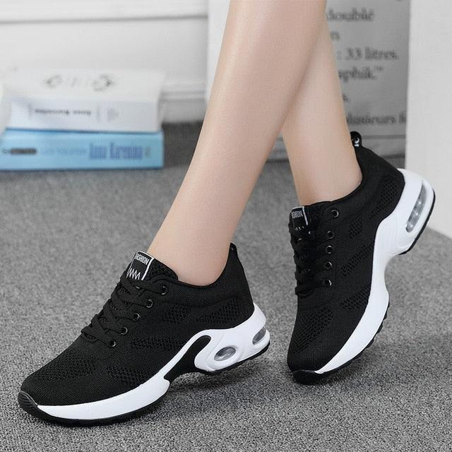 Trending Women Flat Sneakers - Breathable Light Casual Shoes - 5 Colors (BWS7)(CD)(F41)(F42)