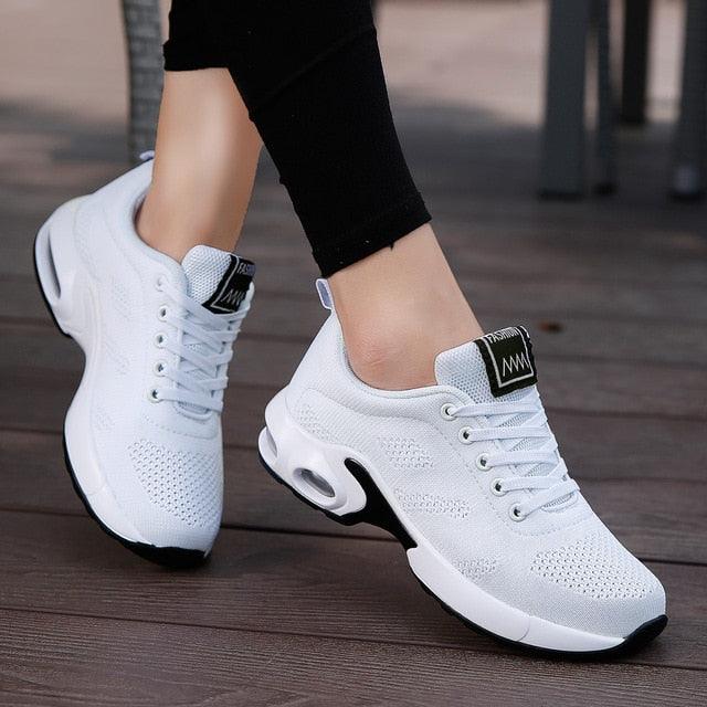 Trending Women Flat Sneakers - Breathable Light Casual Shoes - 5 Colors (BWS7)(CD)(F41)(F42)