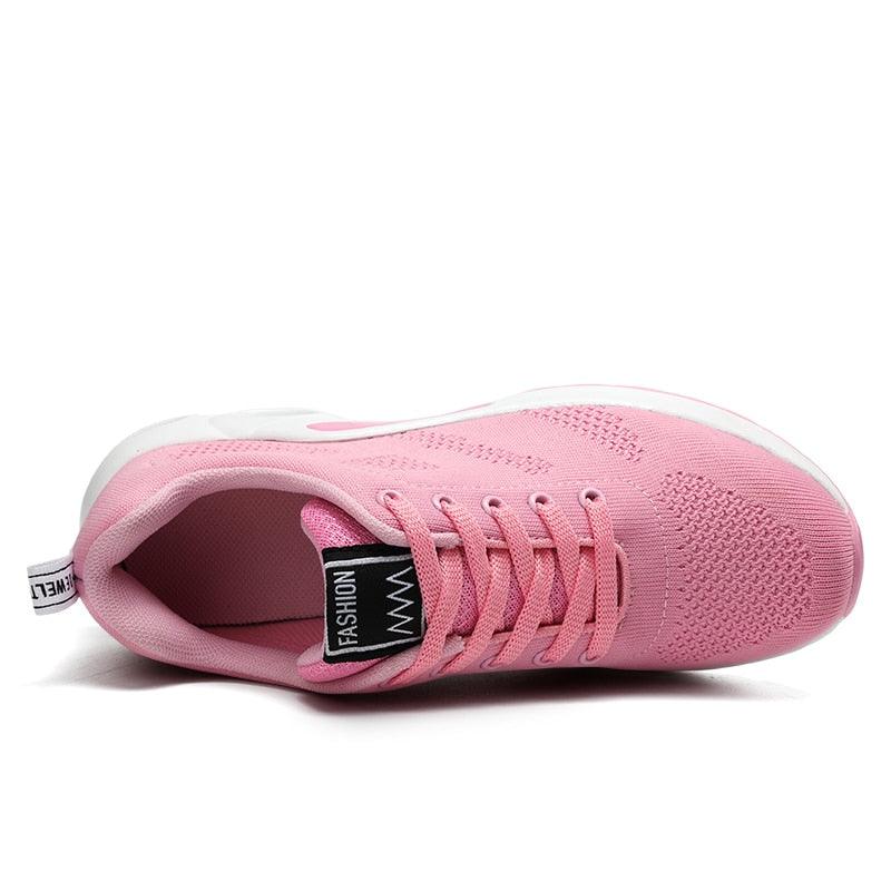 Trending Women Flat Sneakers - Breathable Light Casual Shoes - 5 Colors (BWS7)(CD)(F41)(F42)