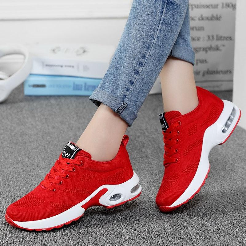 Trending Women Flat Sneakers - Breathable Light Casual Shoes - 5 Colors (BWS7)(CD)(F41)(F42)