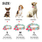 Floral Personalized Dog Collar - Fruit Printed Customized Pet ID Collars Free Engraving Dog Accessories (D70)(1W1)