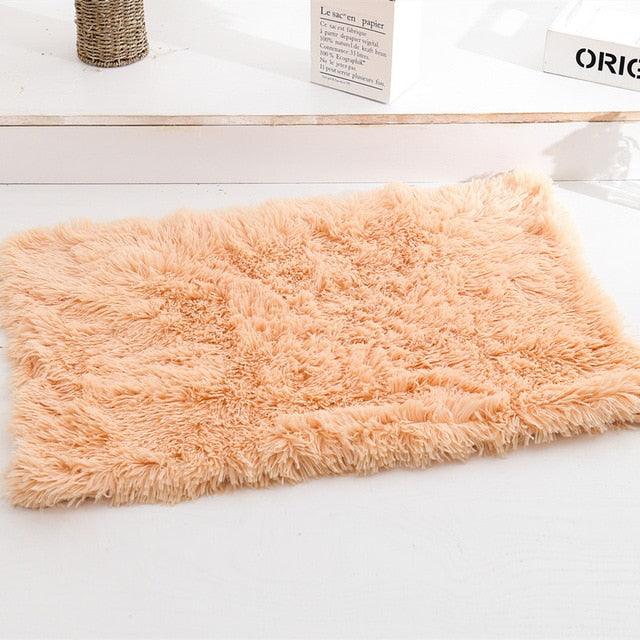 Fluffy Plush Dog Blanket - Pet Sleeping Mat - Cushion Mattress Extra Soft Warm Pet Throw Blankets (10W3)(6W3)(F74)