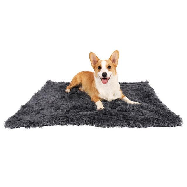 Fluffy Plush Dog Blanket - Pet Sleeping Mat - Cushion Mattress Extra Soft Warm Pet Throw Blankets (10W3)(6W3)(F74)