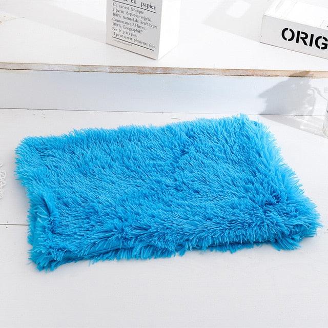 Fluffy Plush Dog Blanket - Pet Sleeping Mat - Cushion Mattress Extra Soft Warm Pet Throw Blankets (10W3)(6W3)(F74)