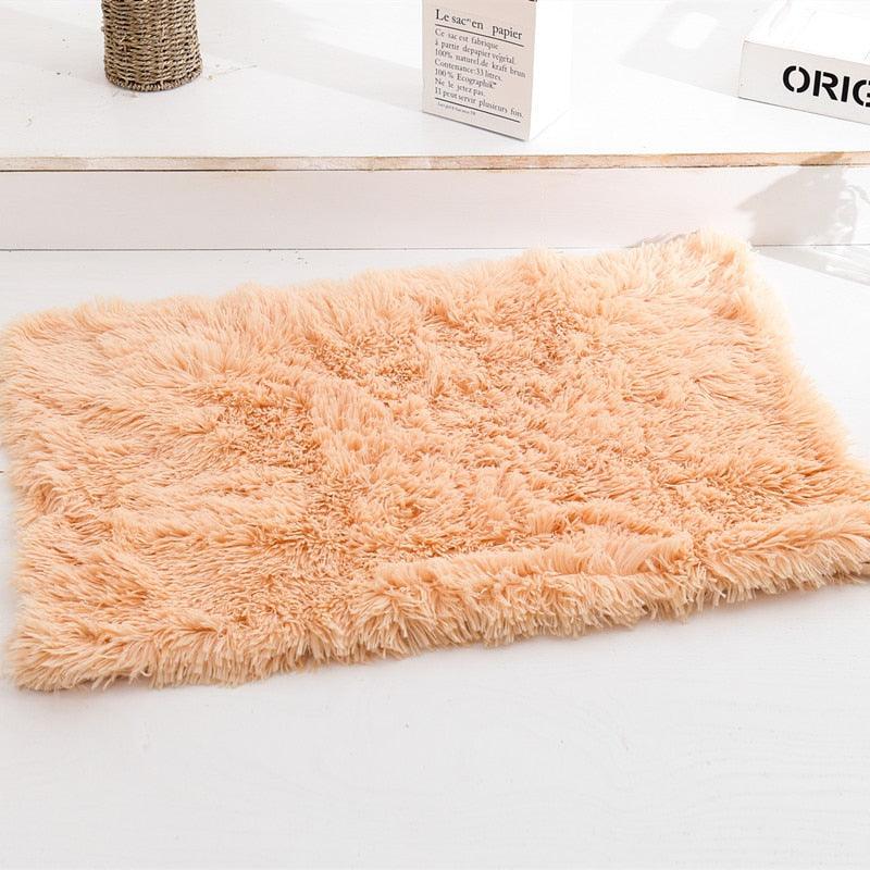 Fluffy Plush Dog Blanket - Pet Sleeping Mat - Cushion Mattress Extra Soft Warm Pet Throw Blankets (10W3)(6W3)(F74)