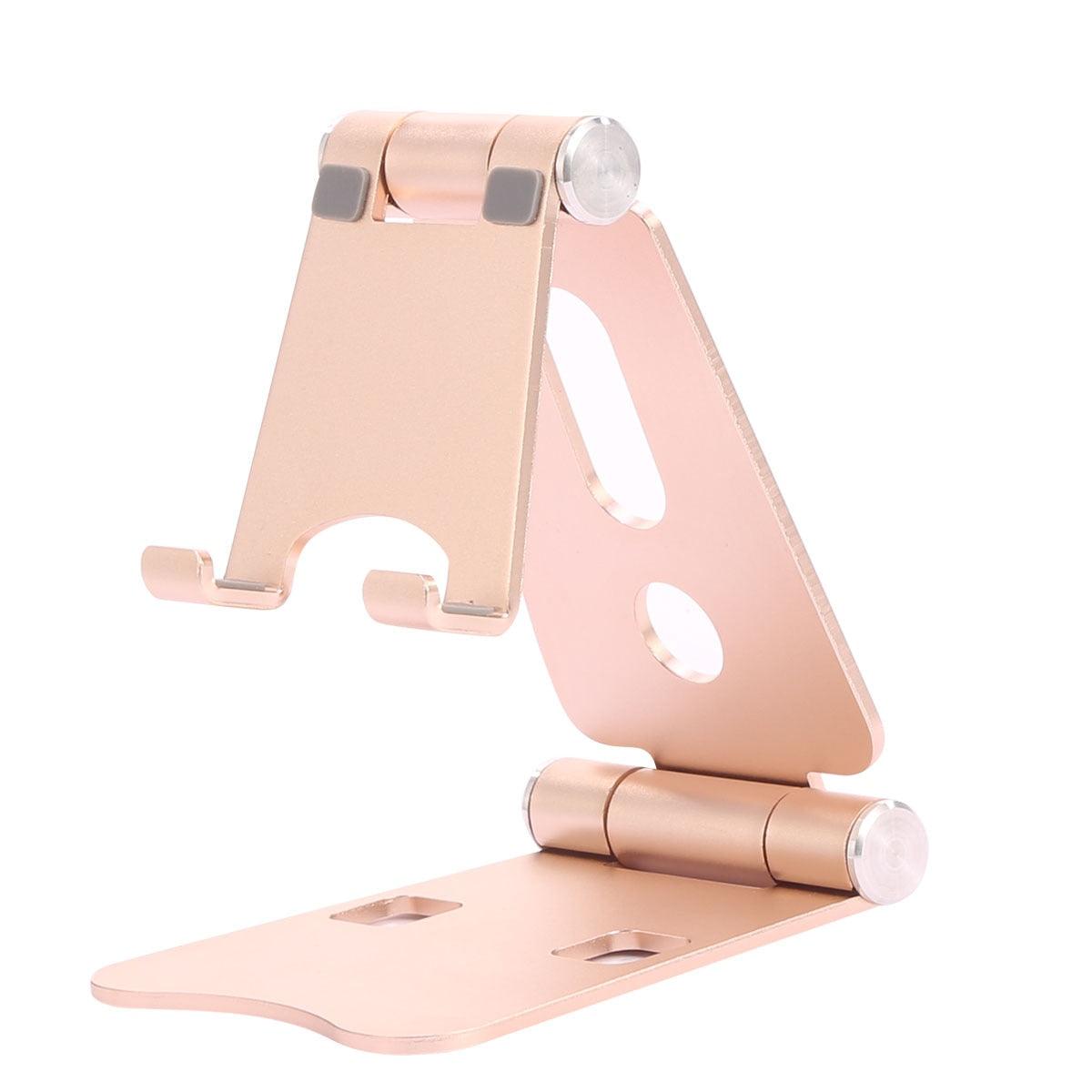 Foldable Portable Phone Holder Aluminum Alloy Desk Mount 270 Degree Rotatable Desktop Phone Stand For 4-13 Inch Phone Tablets (RS)(1U50)(TLC2)(1U47)