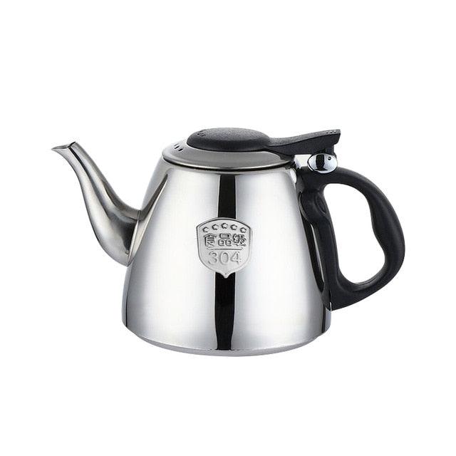 Food Grade 304 Stainless Steel Water Kettle - Thicker Induction Cooker Tea Kettle Creative Tea Pot For Home Office 1.2L/1.5L (3H1)