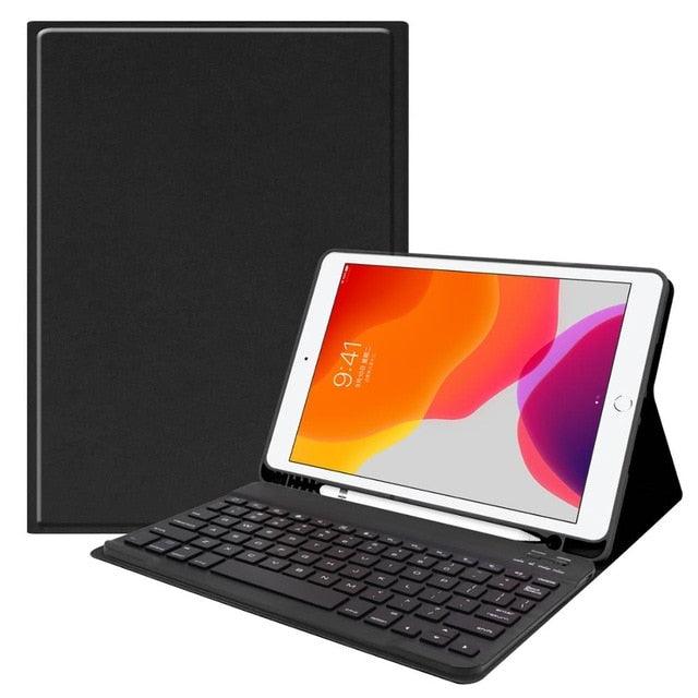 For iPad mini 5 7.9 Case Bluetooth Keyboard W pencil Holder - Smart Stand Soft Cover For New iPad mini 4/5 7.9 Case Keypad (TLC4)(F47)