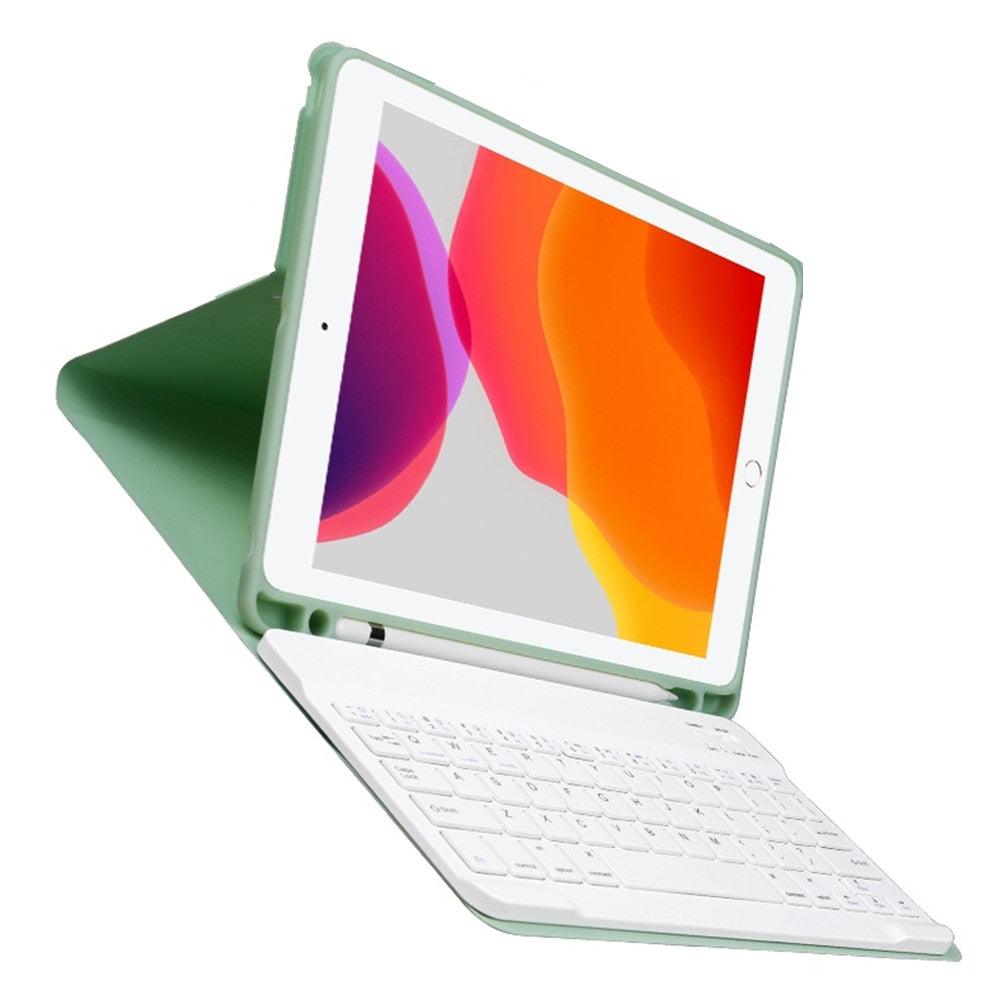 For iPad mini 5 7.9 Case Bluetooth Keyboard W pencil Holder - Smart Stand Soft Cover For New iPad mini 4/5 7.9 Case Keypad (TLC4)(F47)