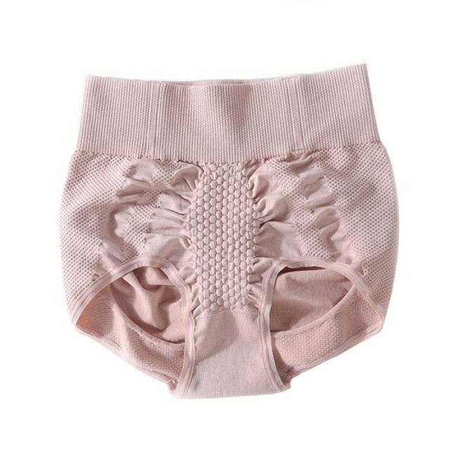 Free Size Sexy Women's Underwear - High Waist Shaper Tights Panties - 3D Hips Lift Up Honeycomb Briefs Hips Panties (1U28)