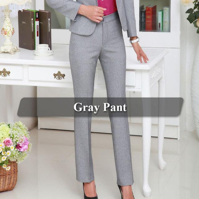Professional Women Business Formal Pants - Female Work Wear Office