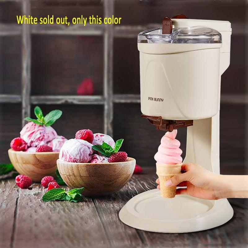 Fully Automatic Ice Cream Machine - Mini Household Fruit Yogurt Sweet Tube Electric DIY Kitchen (H9)(1U59)