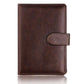 Function PU Leather Men Passport Card Holder - Travel Accessories Cover Storage Organizer ID Wallet (D79)(LT8)