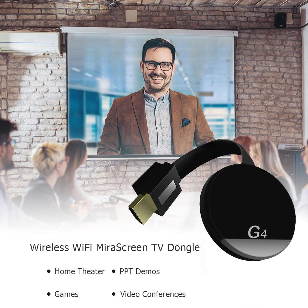 G4 Portable TV Stick 1080P Wireless Display Dongle WiFi HDMI Miracast Video Receiver Media Streamer TV Stick for iOS for Android (D56)(ST2)(1U56)