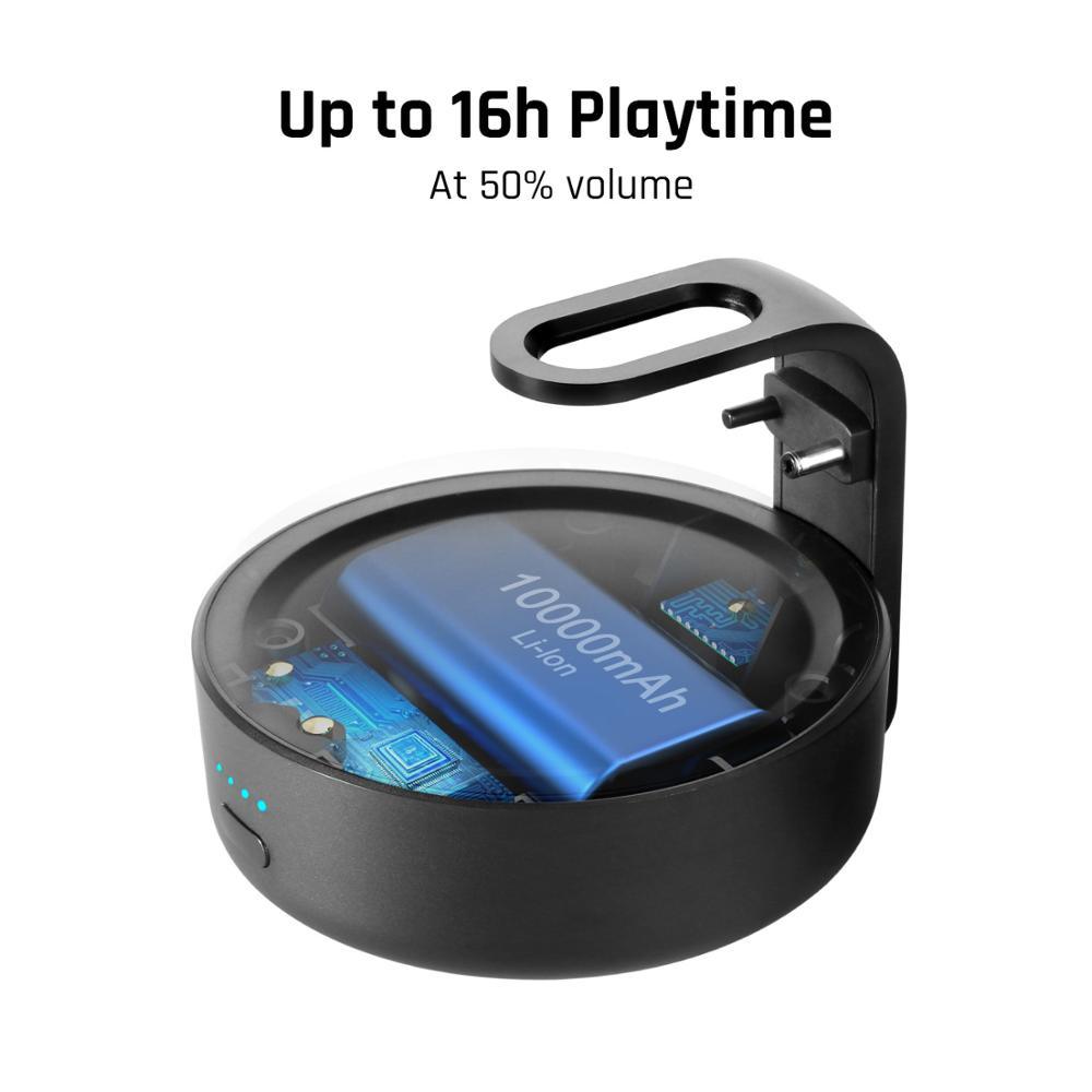 GGMM D3+ Battery Base for Amazon Alexa Echo Dot 3rd Gen Alexa Speaker Mount 10000mAh Battery Charger For Echo Dot 3 16H Playing (D56)(ST2)(1U56)