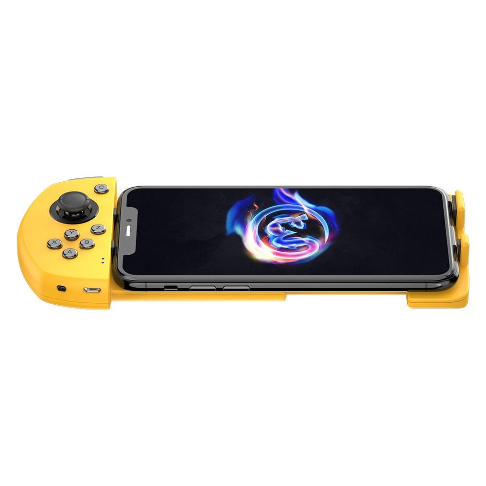 G6 Mobile Gaming Touchroller Bluetooth Wireless Controller for Android Phone PUBG Call of Duty CODM - Yellow (RG)(1U55)